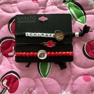 Bioworld Naruto Shippuden Red Bead Bracelet